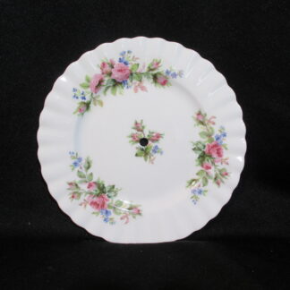 Royal Albert Moss Rose Drilled Bread & Butter Plate