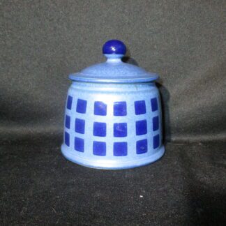 Denby Reflex Blue Covered Sugar