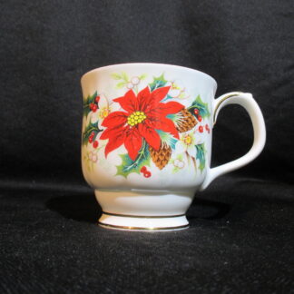 Royal Albert Poinsettia Lyric Coffee Mug