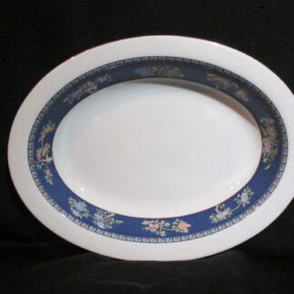 Wedgwood Blue Siam Oval Vegetable Bowl