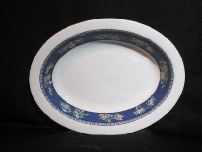 Wedgwood Blue Siam Oval Vegetable Bowl
