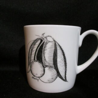 Wedgwood Black Fruit Cherry Teacup Only