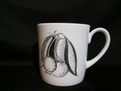Wedgwood Black Fruit Cherry Teacup Only