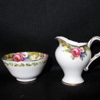 Paragon Tapestry Rose AD Cream & Sugar
