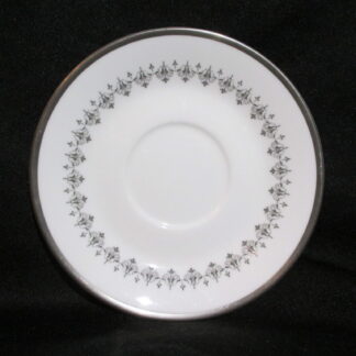 Royal Worcester Silver Frost Saucer Only