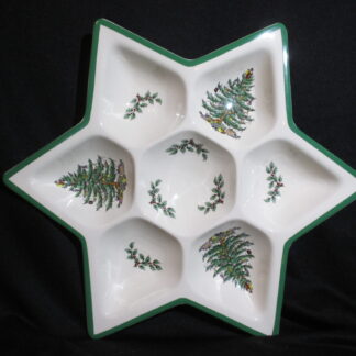 Spode Christmas Tree 7 Part Divided Dish