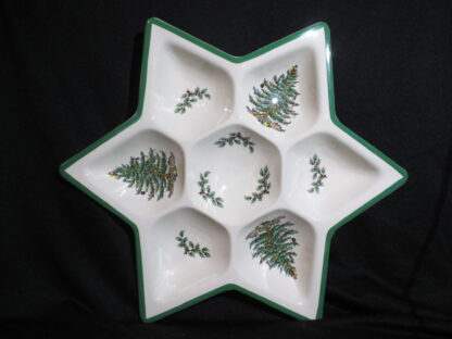 Spode Christmas Tree 7 Part Divided Dish
