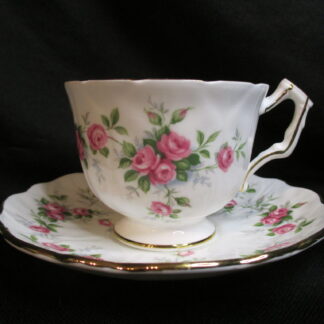 Aynsley Grotto Rose Cup & Saucer