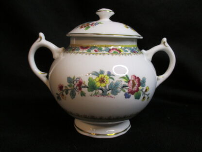 Coalport Ming Rose Covered Sugar