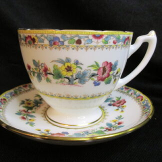 Coalport Ming Rose Cup & Saucer