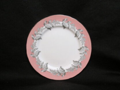 Aynsley Oak Leaf Pink Bread & Butter Plate