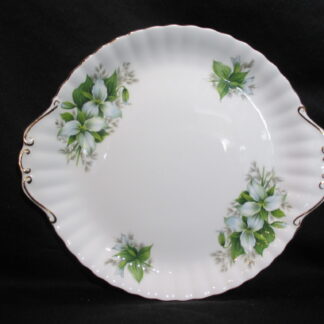 Royal Albert Trillium Handled Cake Plate