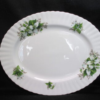 Royal Albert Trillium Oval Platter - 13 inch
