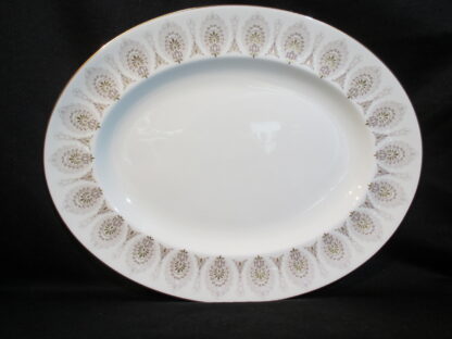 Wedgwood Medina Beige Oval Platter - 13 inch