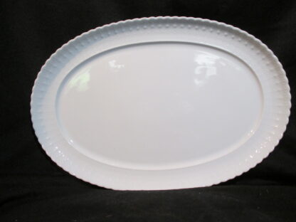 Tirschenreuth Mozart White Oval Platter - 15 inch