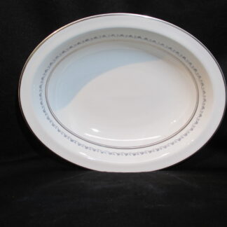 Royal Doulton Tiara Platinum H4915 Oval Vegetable Bowl
