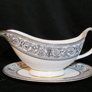 Royal Doulton Baronet H4999 Gravy Boat & Stand