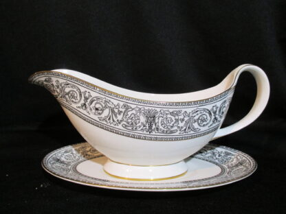 Royal Doulton Baronet H4999 Gravy Boat & Stand