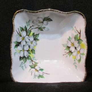 Royal Albert White Dogwood Square Sweet Dish