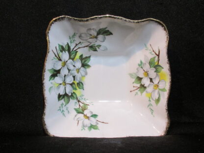Royal Albert White Dogwood Square Sweet Dish