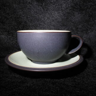 Denby Energy Charcoal Green Cup & Saucer