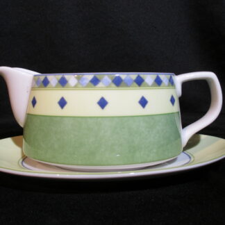 Royal Doulton Carmina TC1277 Gravy Boat & Stand