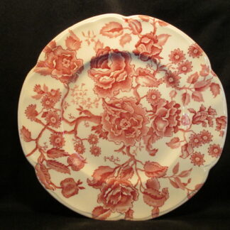Johnson Brothers English Chippendale Red Pink Dinner Plate
