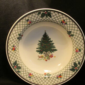 Mikasa Christmas Story CAB08 Rim Serving Bowl