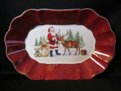 Villeroy & Boch Christmas with Santa Oval Serving Dish
