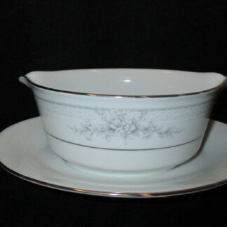 Noritake Sweet Leilani 3482 Gravy Boat On Fixed Stand