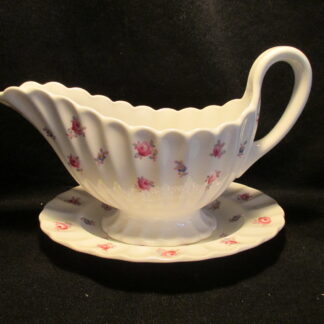 Spode Dimity Gravy Boat & Stand