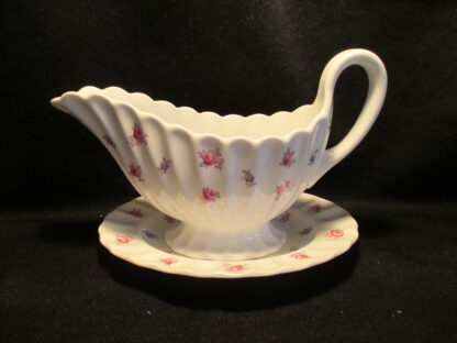 Spode Dimity Gravy Boat & Stand