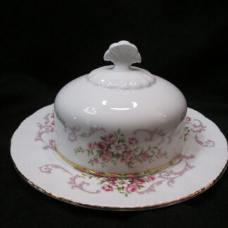 Paragon Rose Bouquet Covered Butter Dish