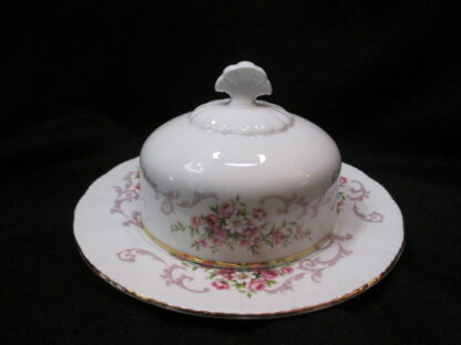 Paragon Rose Bouquet Covered Butter Dish