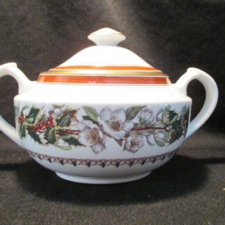 Spode Christmas Rose Covered Sugar