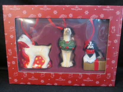 Villeroy & Boch Nostalgic Ornament Ornaments - 3 Puppies Set