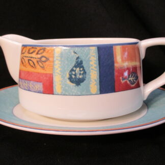 Royal Doulton Trailfinder TC1245 Gravy Boat & Stand