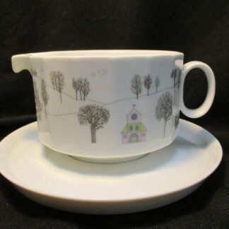 Rosenthal Winter Journey Gravy Boat & Stand