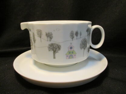Rosenthal Winter Journey Gravy Boat & Stand