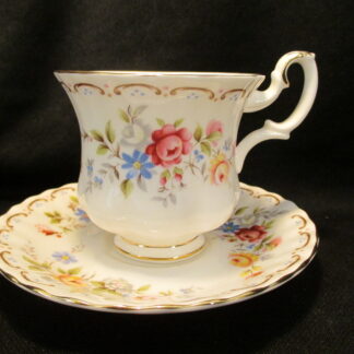 Royal Albert Jubilee Rose Demi-Tasse Cup & Saucer