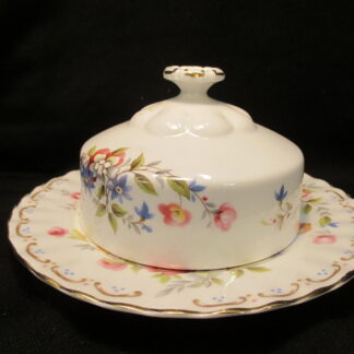 Royal Albert Jubilee Rose Covered Butter Dish