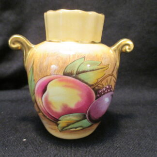 Aynsley Orchard Gold Handled Vase - Mini
