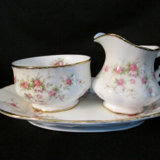 Paragon Victoriana Rose AD Cream, Sugar & Regal Tray
