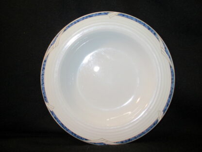 Noritake Arctic Blue 4089 Rim Soup Bowl
