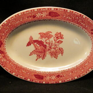 Spode Camilla Red Tray For Salt & Pepper Set