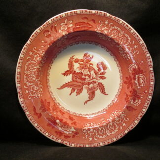 Spode Camilla Red Rim Soup Bowl