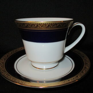 Noritake Crestwood Cobalt Gold Cup & Saucer