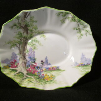 Royal Albert Greenwood Tree Green Oval Sweet Dish