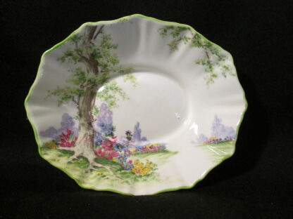 Royal Albert Greenwood Tree Green Oval Sweet Dish