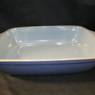 Denby Storm Grey Plum Oblong Roaster